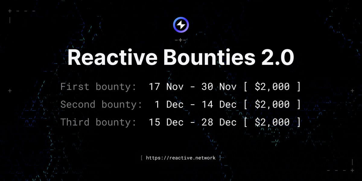 Reactive Bounties 2.0: Sprint #1 Cross-Chain Oracle