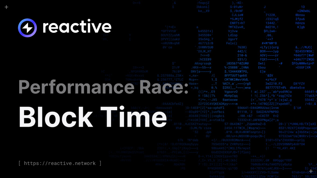 Performance Race: Block Time
