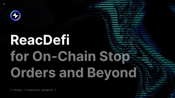 ReacDEFI for On-Chain Stop Orders and Beyond