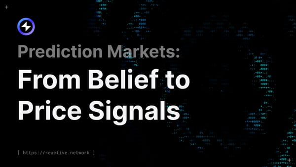Prediction Markets: From Belief to Price Signals