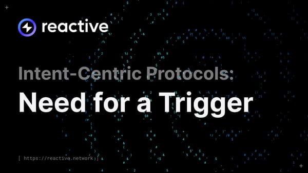 Intent-Centric Protocols: Need for a Trigger