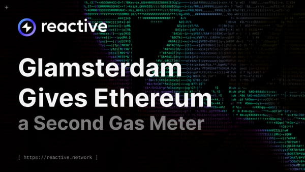 Glamsterdam Gives Ethereum a Second Gas Meter